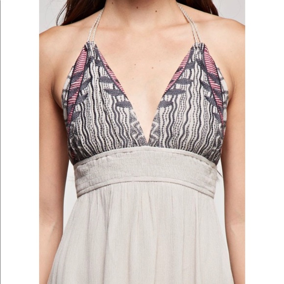 NEW Lovestitch Embroidered Halter Boho Dress - Picture 3 of 6